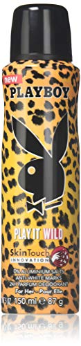 Playboy Deo Body Spray, Play It Wild, 5.0 Ounce
