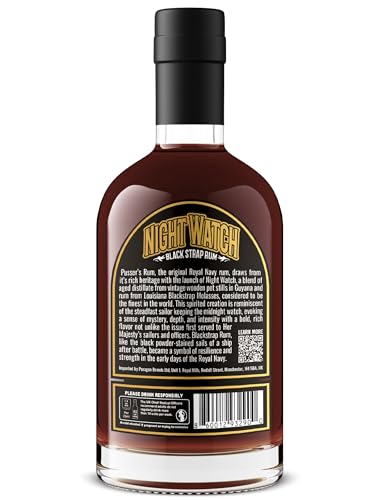 Pusser's Rum - Night Watch Black Strap Rum. Limited Edition. 40% ABV, 70cl