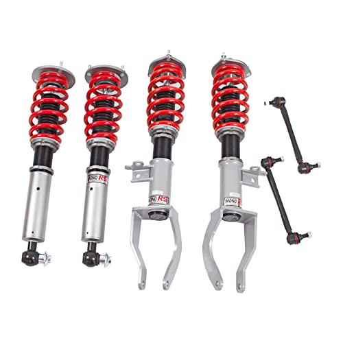 Godspeed MRS1485-A MonoRS Coilover Suspension Lowering Kit, 32 Damping Adjustment, Ride Height Adjustable, compatible with BMW 5-Series XDRIVE (F10) 2011-2016