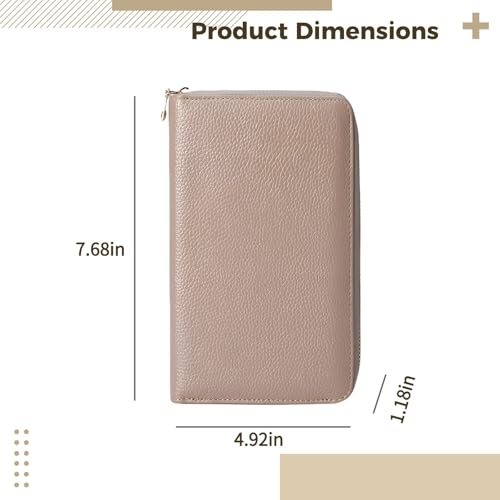 Beige Pu Leather Wallet For Women, Classic Crocodile Texture, Secure, Multiple Slots For Cards And Passports4