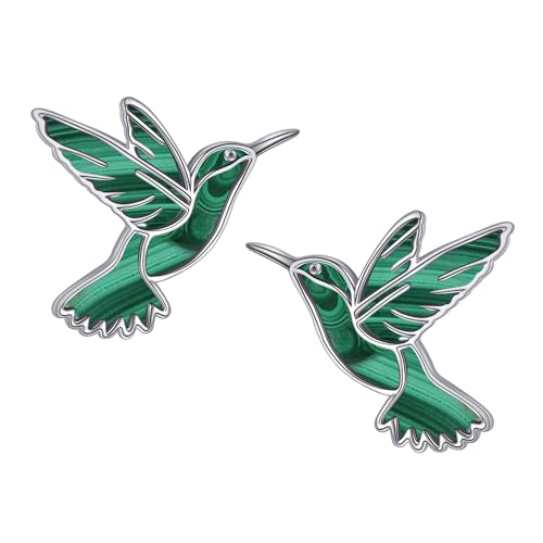 Image of Animal Stud Earrings 925 Sterling Silver Elephant /Unicorn /Chicken /Flamingo /Highland Cow /Hummingbird Earrings Animal Jewelry Gifts for Women