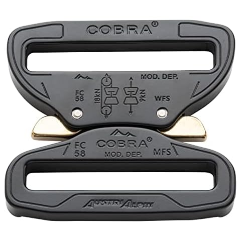 AUSTRIALPIN Heavy Duty 2.25" Cobra Buckle, Wide Slot For Duty Belts Cover