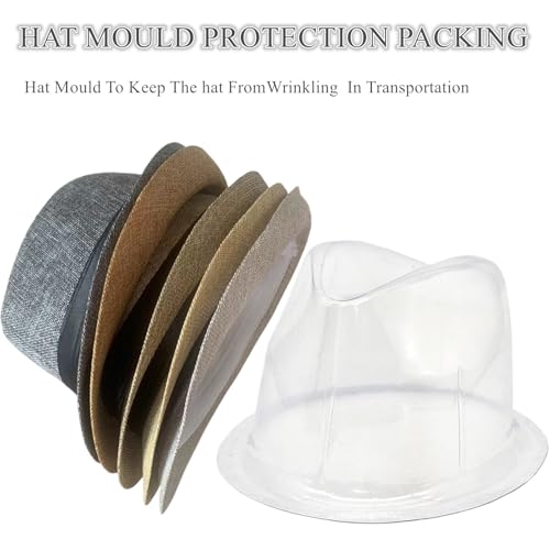 Image of 5 Pack Bulk Cuban Fedora Sun Hats Men with Adjustable Strap, Short Brim 1920s Unisex Party Costume Hats Women.