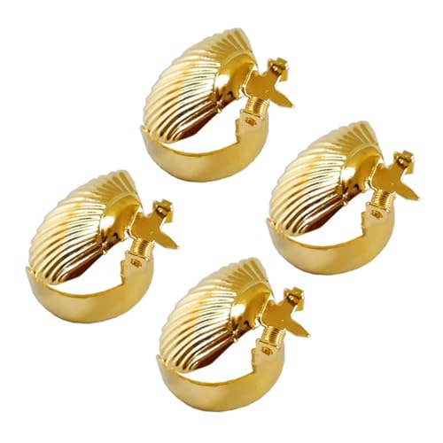 HOODANCOS 4pcs Automatic Candle Snuffer Wick Extinguisher Tool for Household Use Prevents Smoldering Flame Extinguishing Elegant Shell Design