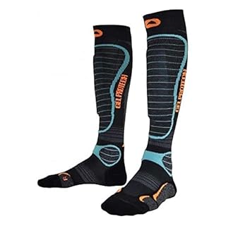 MONNET Pack GELPROTECH Ski Chaussettes, Bleu, 4546 Mixte