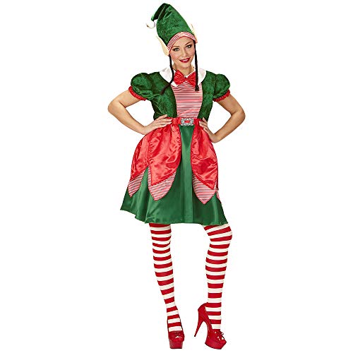 W WIDMANN MILANO Party Fashion - Costume Elfe, robe, petite assistante du Père Noël, costume de Noël