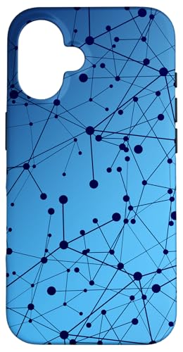 �u���[�J���[�̃l�b�g���[�N�ƃC���^�[�l�b�g�f�U�C���B �X�}�z�P�[�X iPhone 16 �p