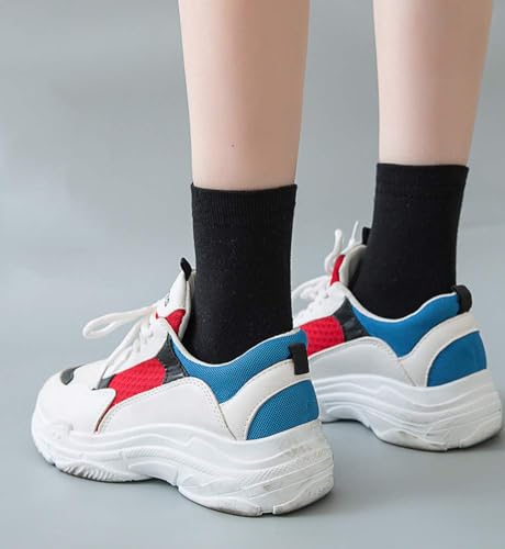 CHUNG Toddler Boys Girls 8/10 Pack Athletic Cotton Basic Crew Socks Autumn School Uniform Casual Sports4