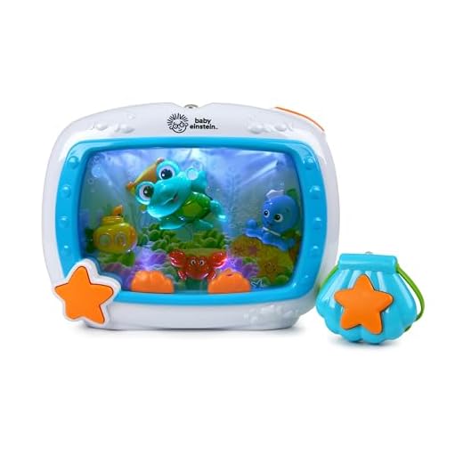 Baby Einstein Sea Dreams Soother Musical Crib Toy and Sound Machine, Newborns Plus