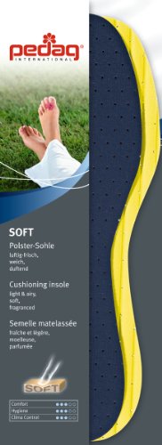 Pedag Soft plantillas de espuma de latex con aroma a limón 3 pares miniatura 2