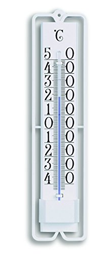 TFA 12.3000.02 - Indoor & Outdoor Thermometer, Plastic, white