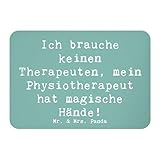 Mr. & Mrs. Panda Kühlschrankmagnet Spruch Magische Hände Physiotherapeut - Geschenk, Beruf, Muskelbehandlung, Fridge Magnet, Physiotherapie, Geschenke für Berufstätige, Therapeuten, Rehabilitation