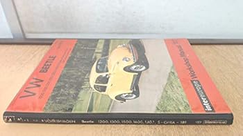 Hardcover Volkswagen Beetle Workshop Manual Book