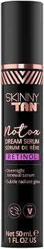 Skinny Tan Notox Retinol Dream -Overnight Gradual Fake Tan Serum, Face Fake Tan with Anti-Ageing Retinol Serum for Natural Glow, Vegan & Cruelty-Free Skincare - 50ml