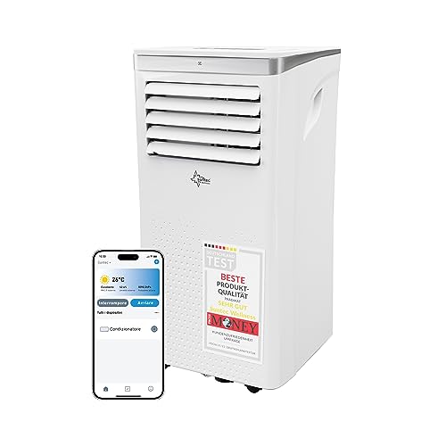 SUNTEC condizionatore portatile Coolfixx 9000 BTU Design silver App - Condizionatore d'aria mobile...