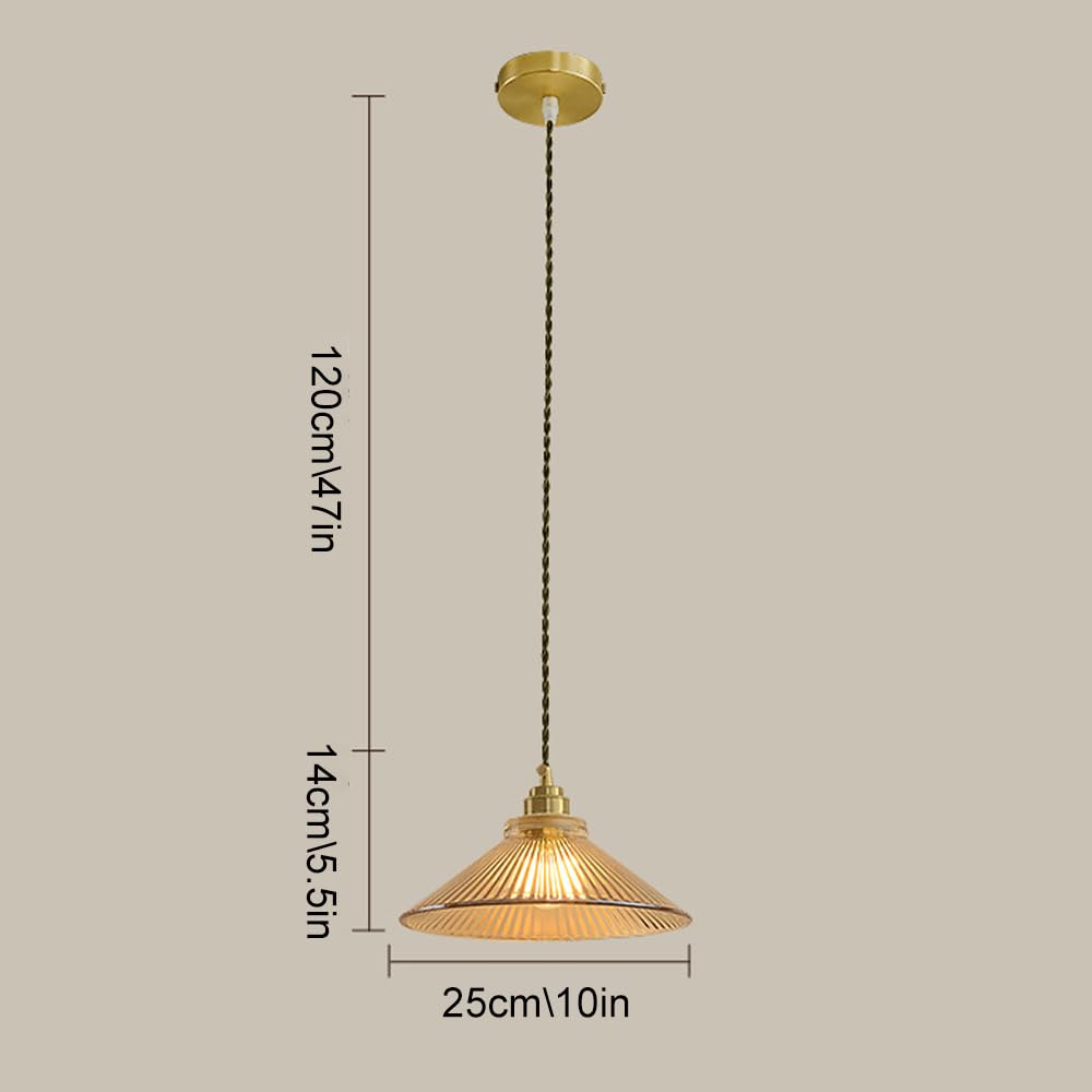 Lámparas de techo colgantes modernas de vidrio ámbar para comedor, Isla de cocina, iluminación de vidrio, pantalla de lámpara colgante para Sala de estar