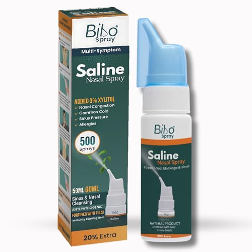 Image of Bibo Spray - Multiple Symptom Saline Nasal Spray | 60ML