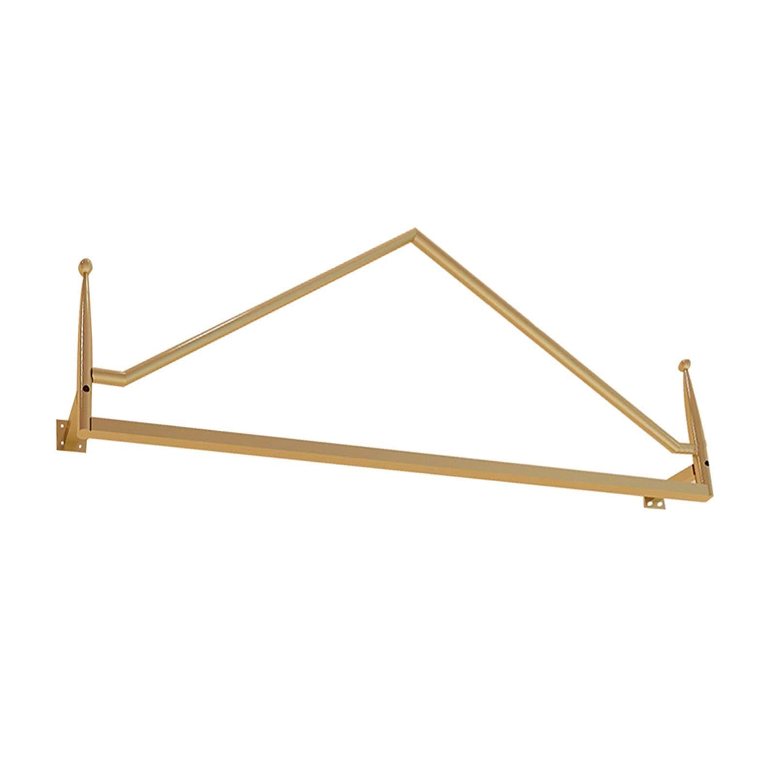 CENAP Exquisite Clothes Rail Rack Clothing Store Display Stand, Wall Mounted Clothing Store Wall Display Shelf, Retail Clothing Clothes Rack/B