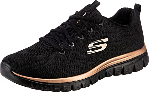 Skechers Women's Graceful Get Connected, Black, 6 UK
