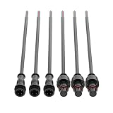 Hysmigor 4 Pin Electrical Connector 24AWG IP65 Male Female Connector 7.87in/20cm Extension Cable for