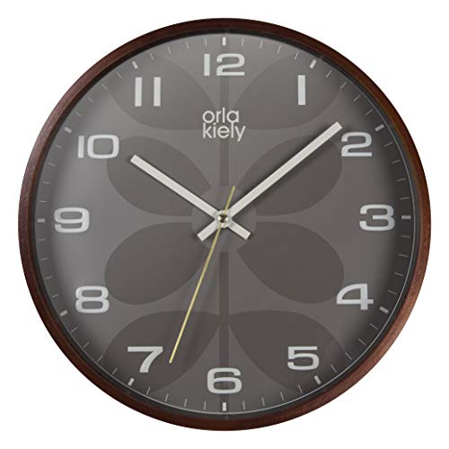 Orla Kiely OK-WCLOCK08ARG Horloge à Cadran imprimé en Bois Taille Unique Cover