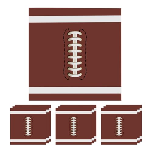 サッカーパーティーの供給 - 食器セット、紙皿、カップ|スポーツテーマナプキン、誕生日バナー、テーブルクロス、テールゲートの装飾、試合日のお祝いパック、キッズバースデーイベントの装飾、使い捨て
