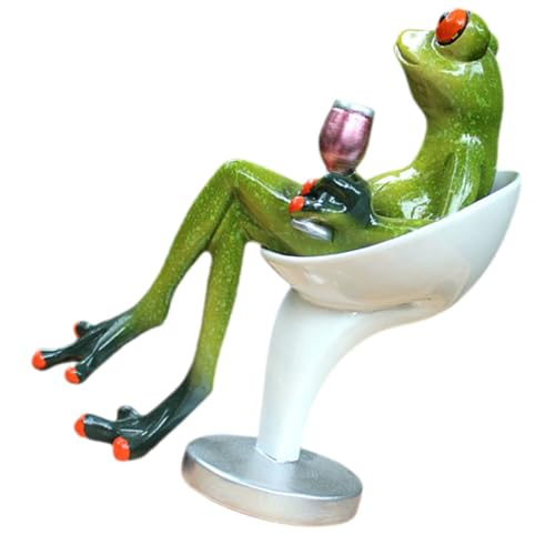 DOITOOL Kunstharz Froschfiguren Mit Stimmungsvoller Beleuchtung...