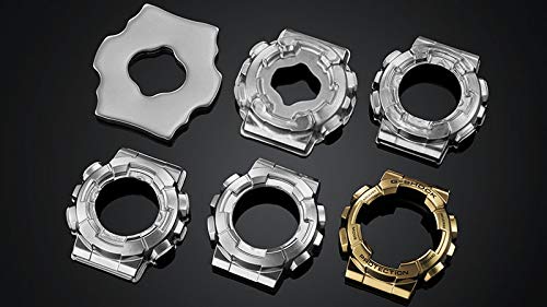 Casio G-Shock GM-110-1ADR Silver Analog-Digital Dial Black Resin Strap Men's Watch Shock And 200M Water Resistant G1051 - Image 4