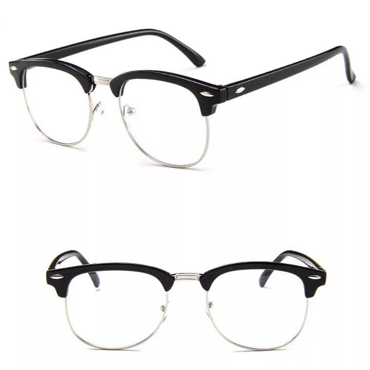 056コンビフレームメガネ眼鏡サングラス個性的レトロめがねスクエア
