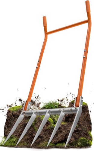 VASALAID 5-Tine Galvanized Broadfork