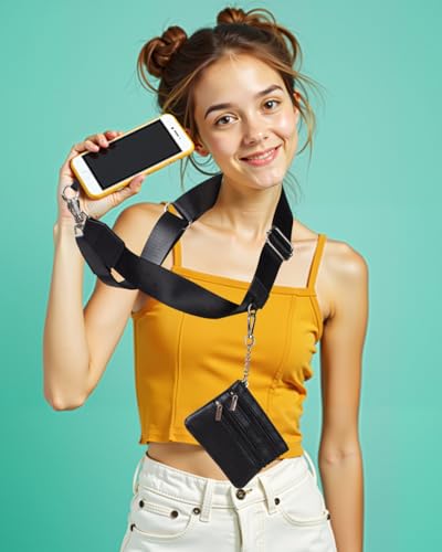 Image of 3 in 1 Strap for Bogg Bag& Clip and Go Strap for Phone with Wallet Crossbody Phone Lanyard Cellphone Lanyard for Women