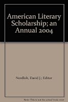 American Literary Scholarship 2004 B000LY9D12 Book Cover