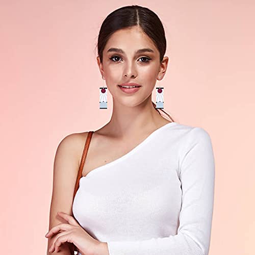 Brincos Tanjiro, adequados para cosplay de Kamado Tanjirou, brincos Hanafuda, adequados para cosplay