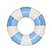 Large Swim Ring with Handles for Kids Adults,35 Inch Classic Striped Pool Inner Tubes,Inflatable Pool Floats,Float Naked,Pool Floaties Adult Size for Summer Pool Party Beach,Blue
