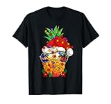 Christmas In July Pineapple Funny Merry Christmas T-Shirt