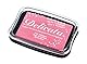 Rayher 29187258 Delicata Metallic Stempelkissen, glänzend, 9,9 x 6,8 x 1,9 cm, Pigmentkissen, Stempelfarbe, Tsukineko, rosé