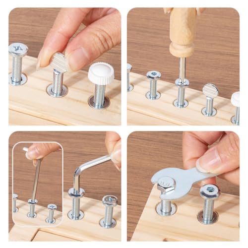 Tablero de destornilladores para niños de madera montessori 7