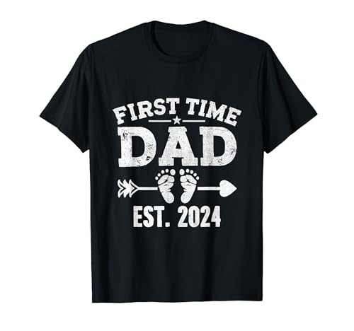 Annonce de grossesse First Time Dad Future Dad T-Shirt