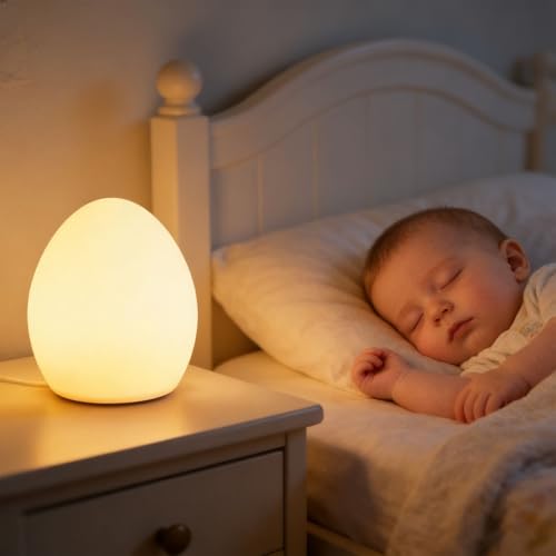 Lámpara Oval Recargable Flexible con Dimmer para Dormitorio miniatura 2