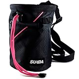 Sukoa Chalk Bag for Rock Climbing - Bouldering Chalk Bag Bucket with Quick-Clip Belt and 2 Large...