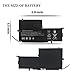 Emaks PK03XL Battery HSTNN-DB6S for HP Spectre x360 13-4000 4100 Series 13-4103dx 13-4003dx / Pro x360 G1 788237-2C1 789116-005 TPN-Q157-11.4V 56Wh 6-Cell