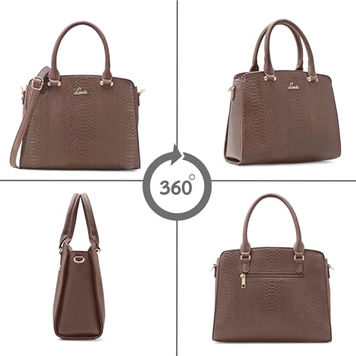 Image of Lavie Ushycroc Women's Medium Dome Satchel Handbag | Satchel Bag for Work | Ladies purse | Stylish Shoulder Bag | Gift For Women