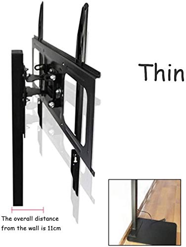Soporte Giratorio Alto para Pantallas Planas 32"-70" Negro miniatura 5