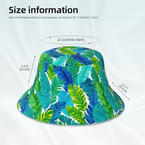 Image of Bucket Hat Double-Side-Wear Reversible Sun Hat Beach Travel Hiking for Women Men
