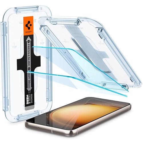 Image of UNBREAKcable EZ Fit Tempered Glass Full Screen Protector Guard for Galaxy S23 Smartphone [2-Pack]