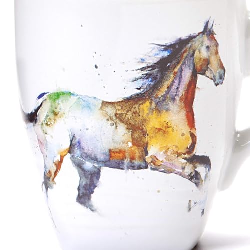 Taza de Loza con Asa Multicolor 16 Onzas miniatura 5