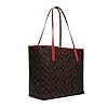 Coach Women's City Tote In Signature Canvas (IM/Brown 1941 Red)