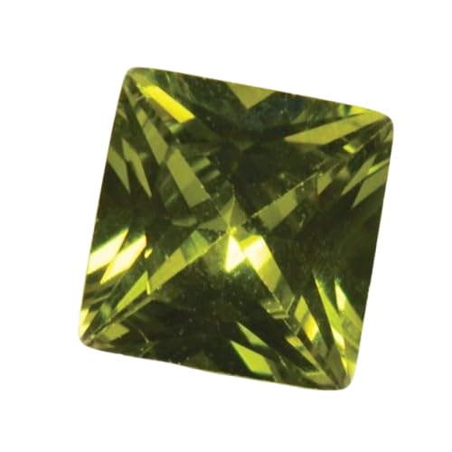 Circonita cúbica verde de 3,25 ct y 2,95 ct para joyería certificada