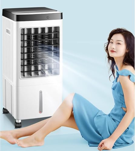 Condizionatore d'aria portatile 10L serbatoio, refrigeratore di stanza senza ventilazione con 3 velocità, refrigeratore da scrivania efficiente dal funzionamento energetico per l'ufficio domestico, fu