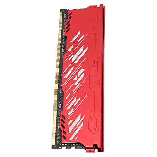 Moduł Pamięci RAM 8 GB DDR4 3600 MHz z Aluminiowym Rozpraszaczem Ciepła do Komputera Stacjonarnego Czerwony XMP 18-22-22-42 1,35 V (8GB)